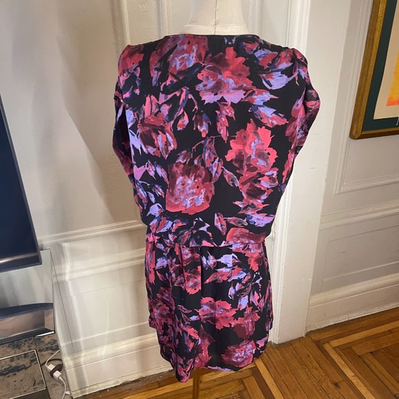 Eight Sixty Revolve Crossfront Dress Fuschia Black and Orchid - Picture 6 of 9